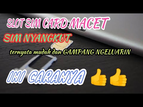 cara mengganti slot sim card yang rusak