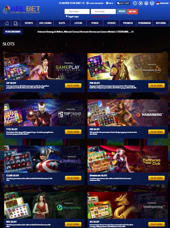 kumpulan situs judi slot online terpercaya 2020